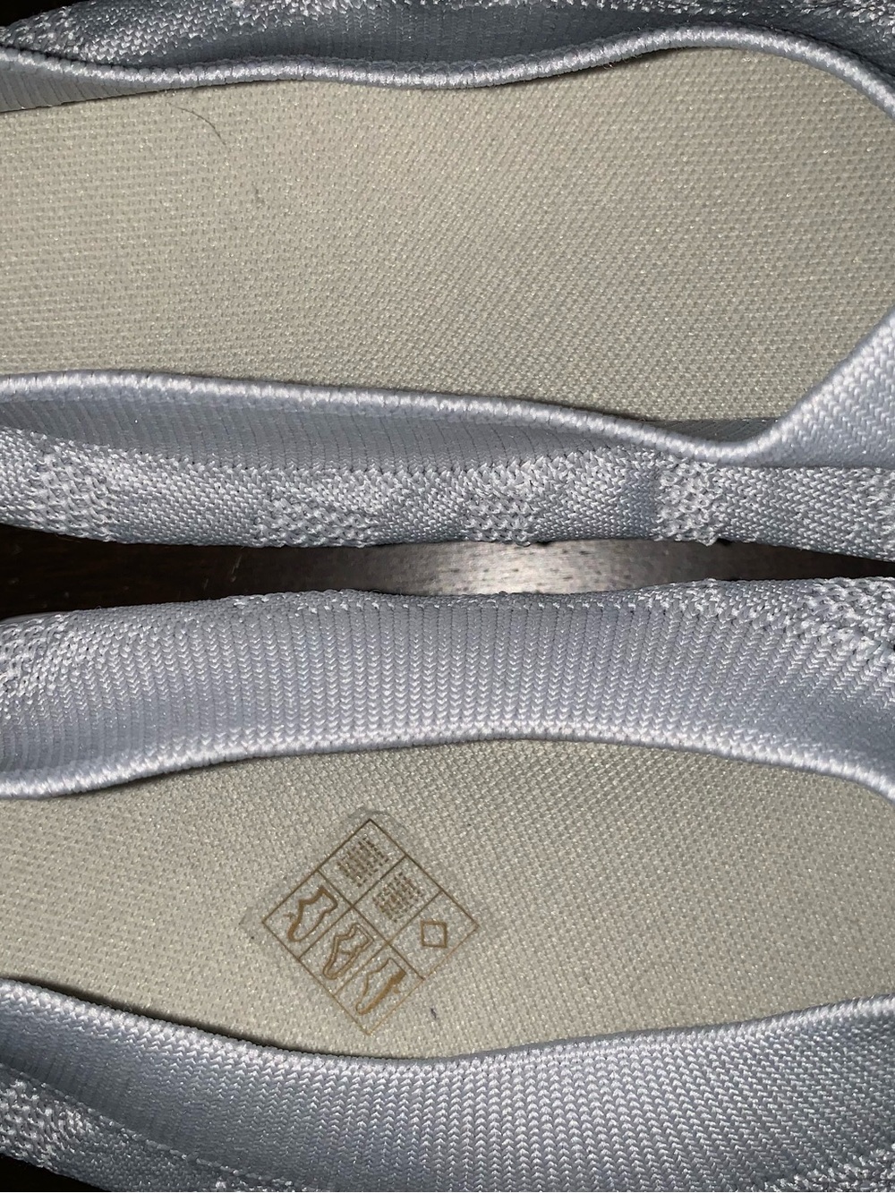 Comfort Knit Slip-On Lightweight Sneakers - Light Gray 7.5 NWOT - Picture 9 of 10